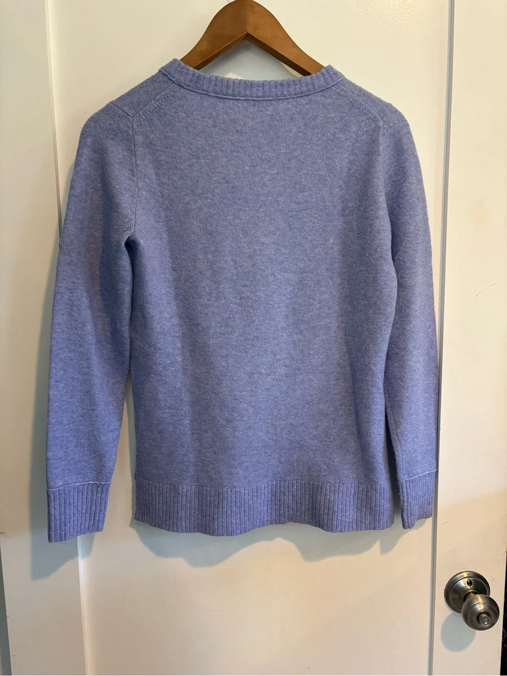 J.Crew Lavender Wool Blend Crew Neck Long Sleeve Sweater XS